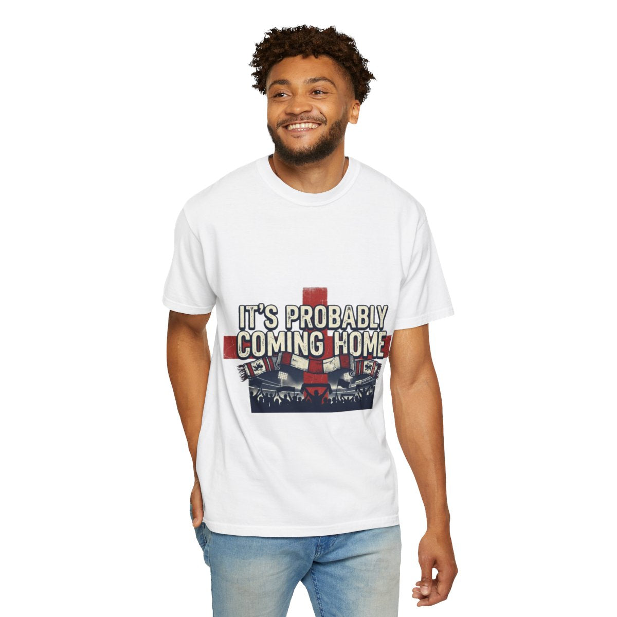 It's Coming Home Football Fan T-Shirt | England Supporter Shirt | Summer Football Tee*