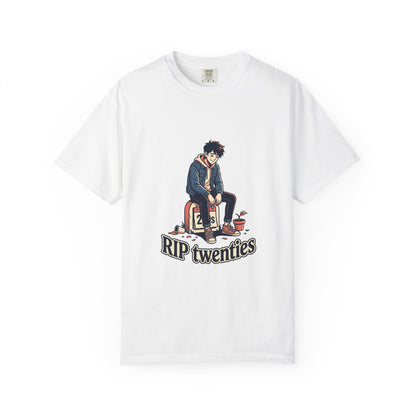 RIP Twenties T-Shirt — Funny Millennial/Gen Z Graphic Tee