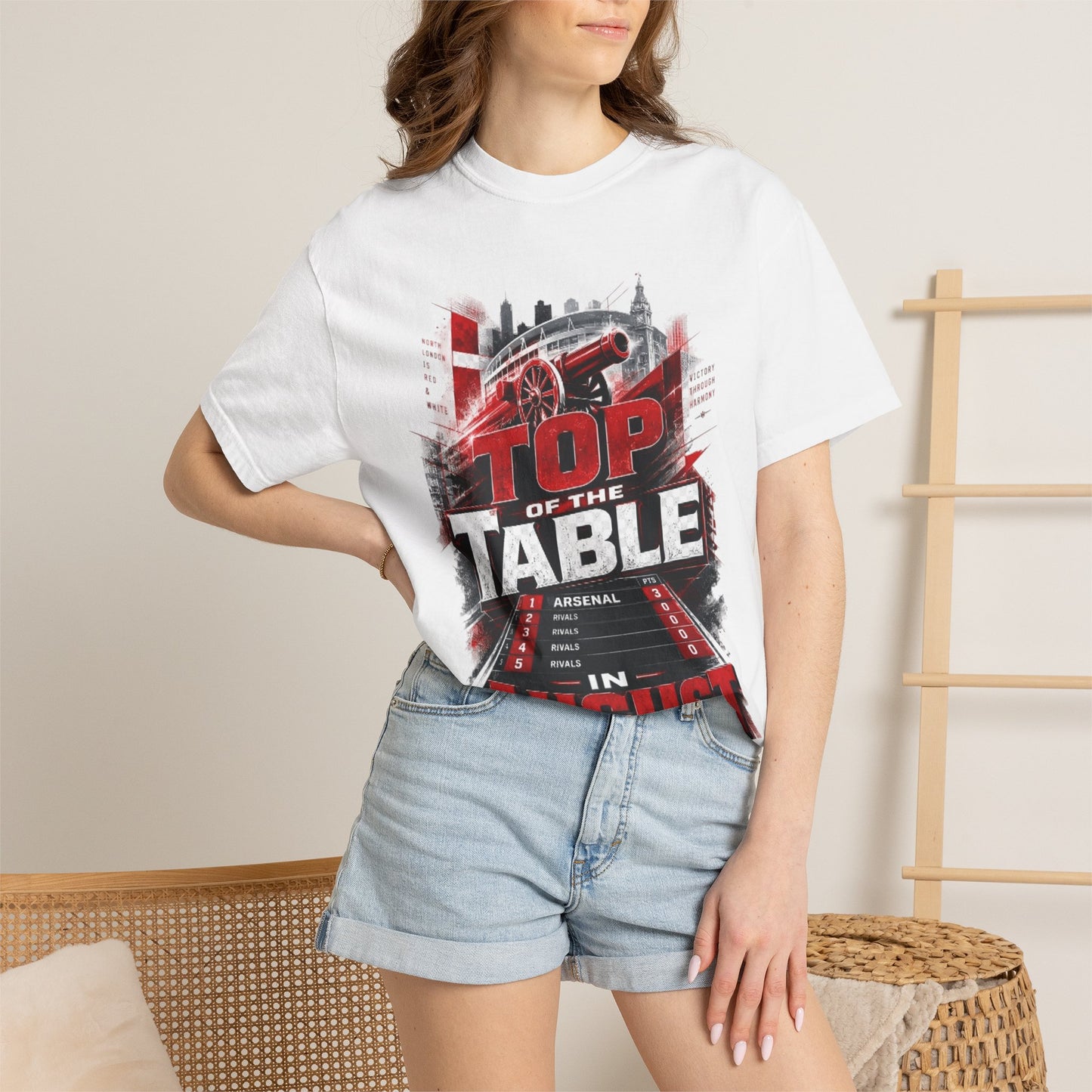 Top of the Table T-Shirt — "Top of the Table in August" Retro Racing Graphic Tee