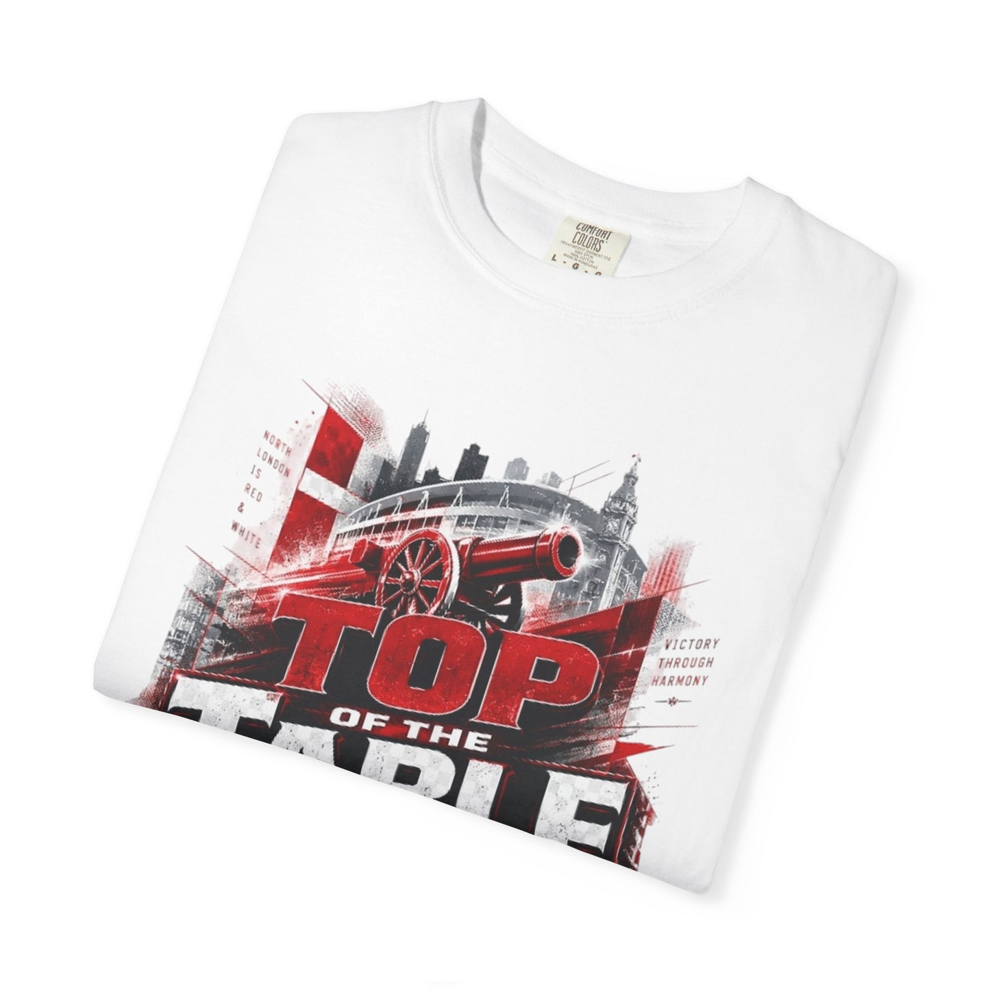 Top of the Table T-Shirt — "Top of the Table in August" Retro Racing Graphic Tee