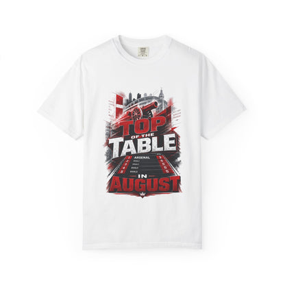 Top of the Table in August T‑Shirt — Racing Track Graphic Tee