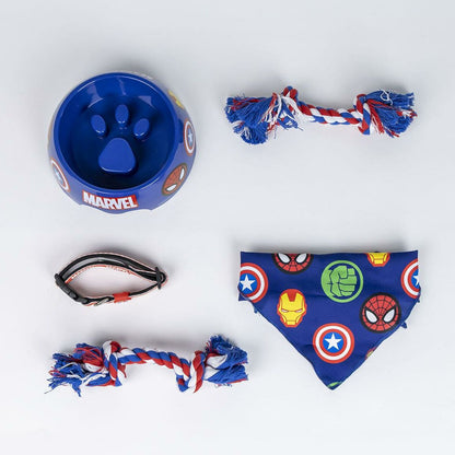 Welcome Gift Set for Dogs The Avengers Blue 28,0 x 30,0 x 6,8 cm 5 Pieces