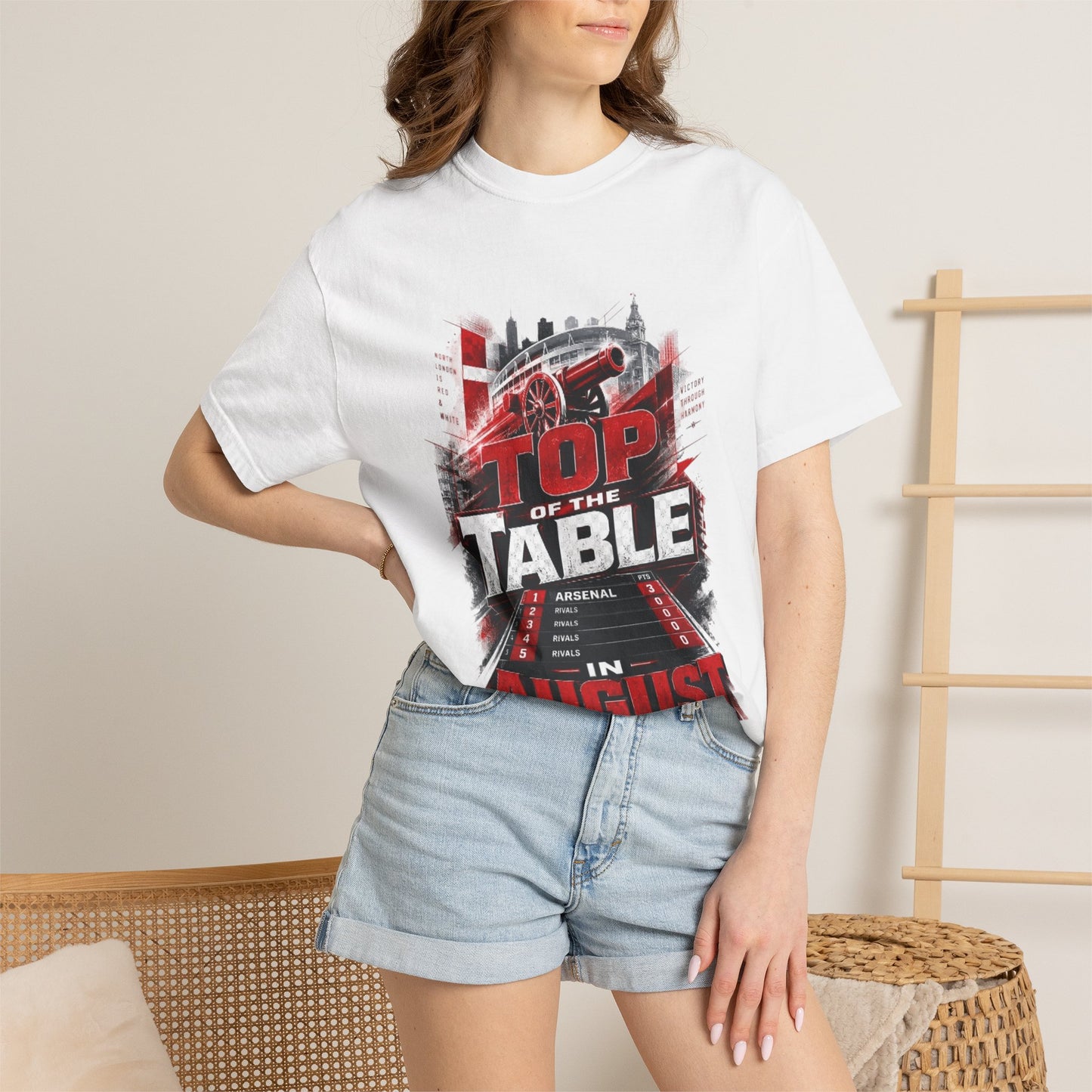 Top of the Table in August T‑Shirt — Racing Track Graphic Tee