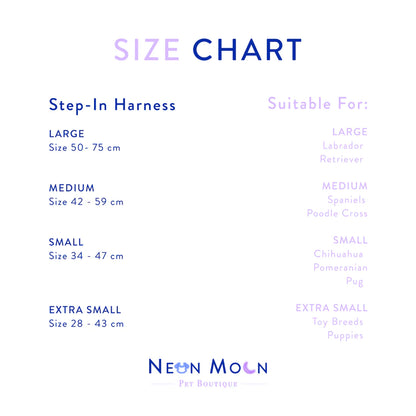 The Tod Step-In Dog Harness - by Neon Moon Pet Boutique